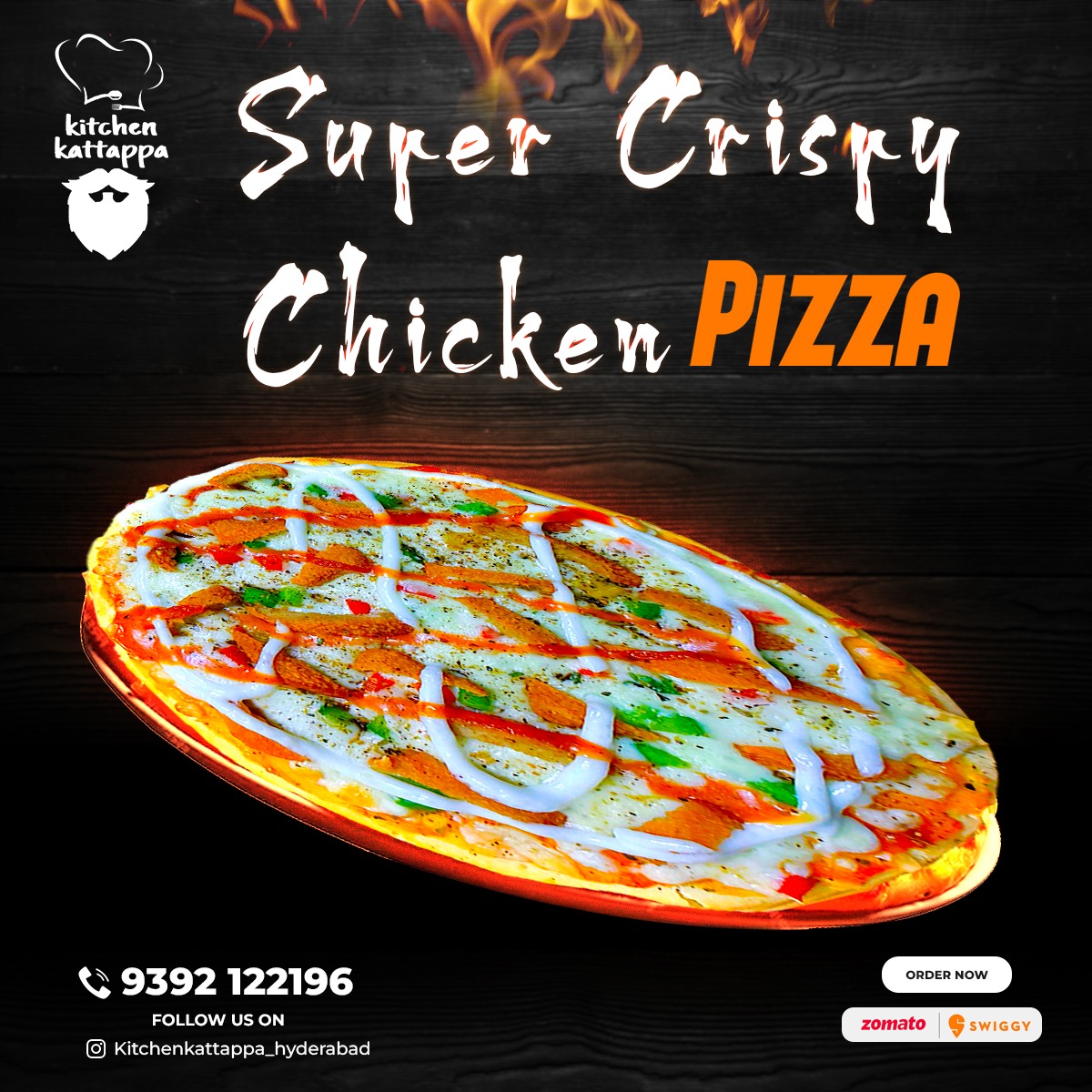 Crispy Chicken Pizza